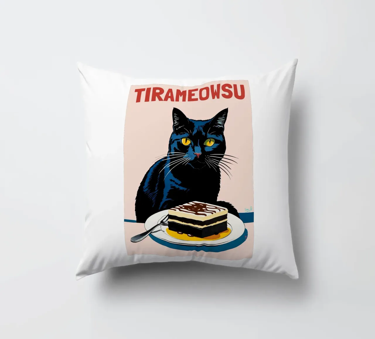 Gatto nero cuscino da Arjun