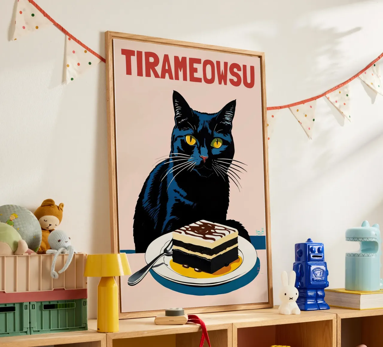 Gatto nero plexiglass da Arjun