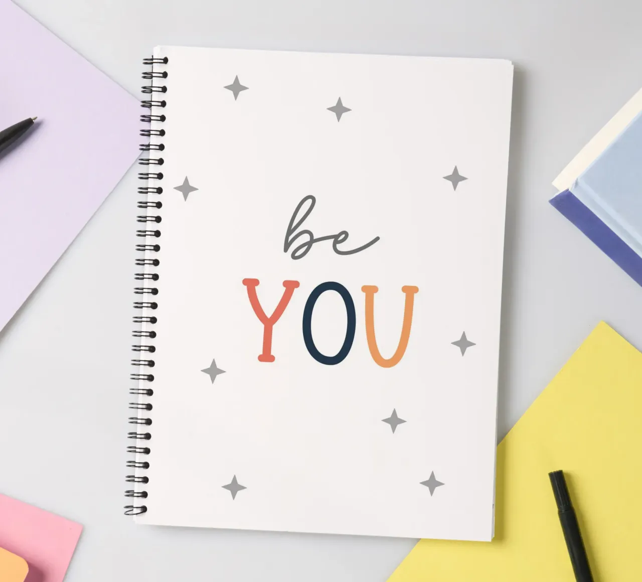 be you spiral notebook by vintageshop