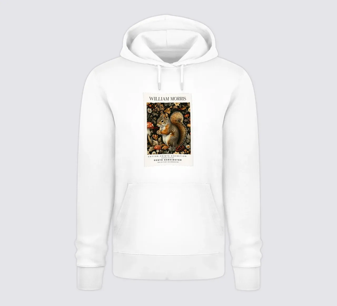 simpatico scoiattolo con fiori felpa con cappuccio da Ropech Shop