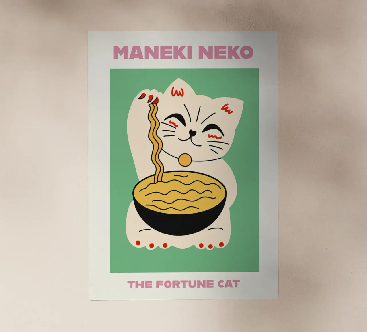 Maneki Neko pellicola backlit da INKFADE.CO