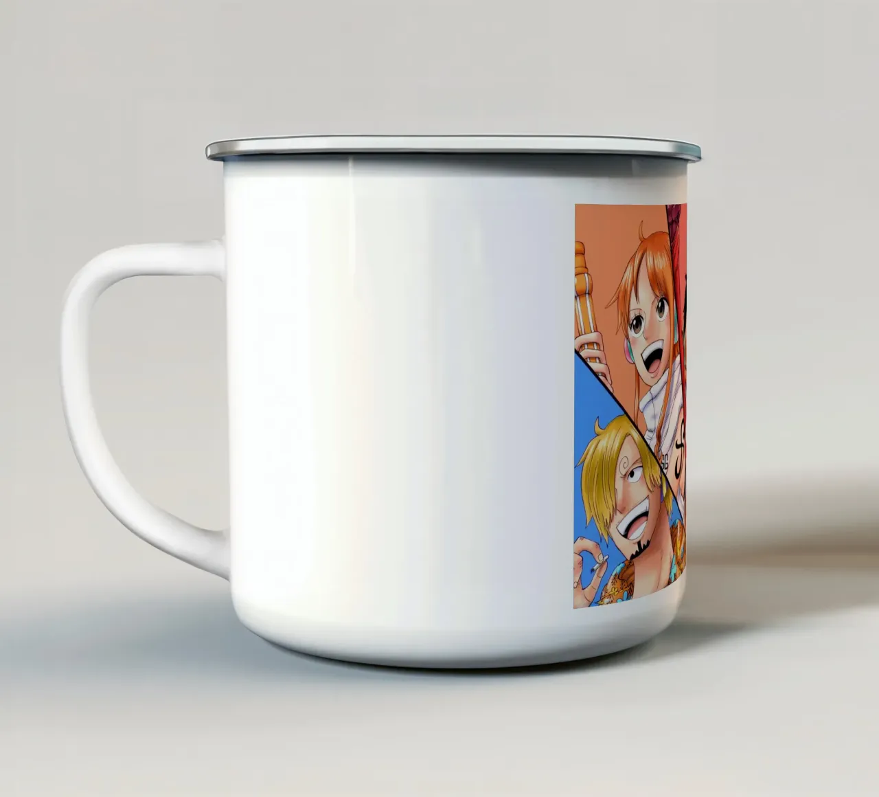 ONE PIECE tazza in smalto da Musadad Shop