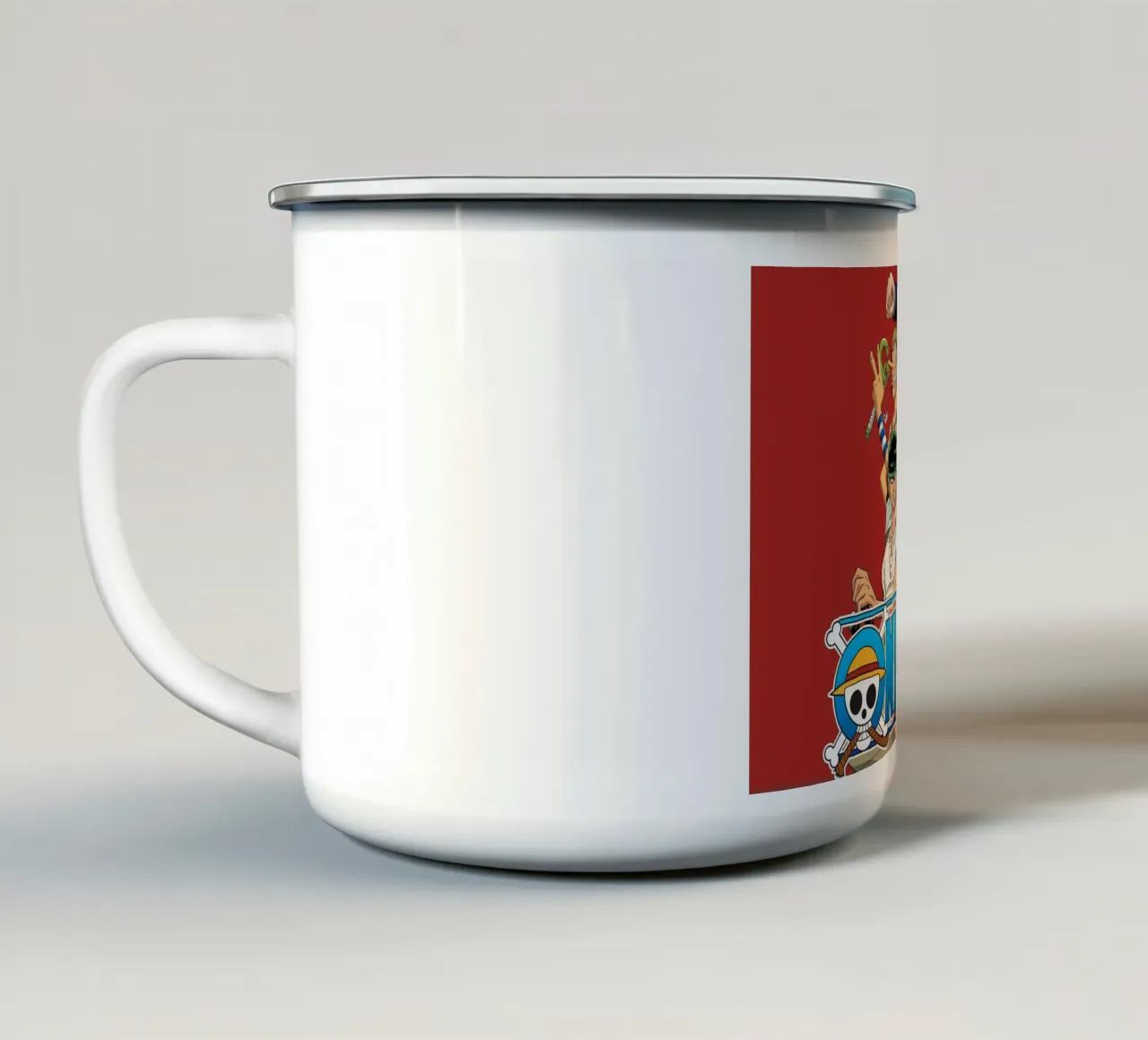 One piece tazza in smalto da Musadad Shop