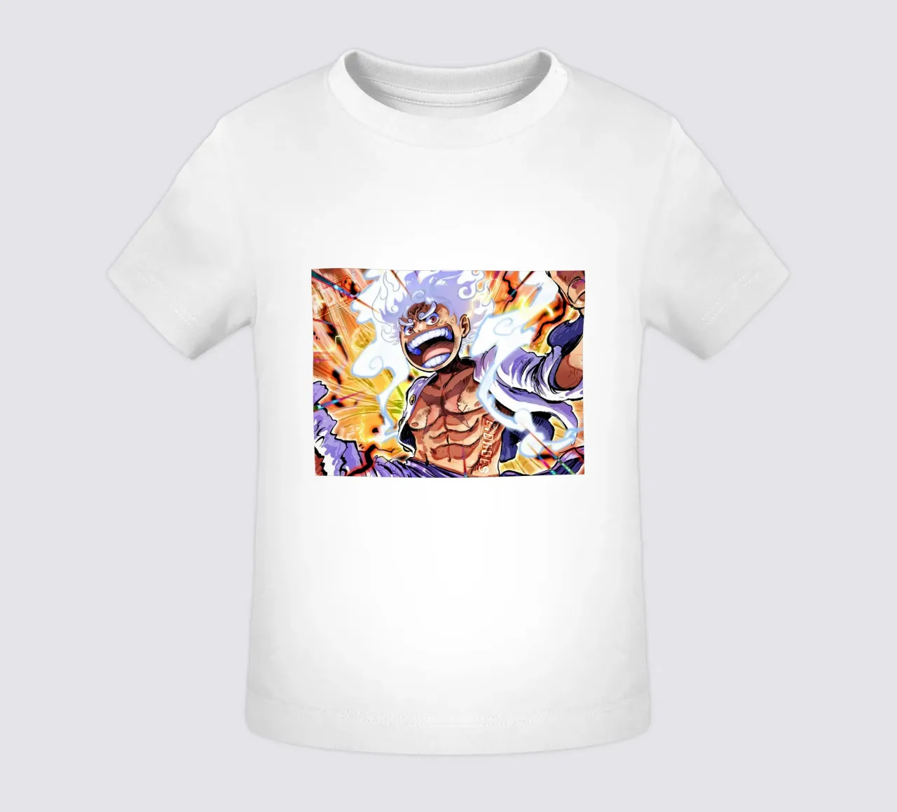 Monkey D Luffy gear five maglietta neonato da Musadad Shop