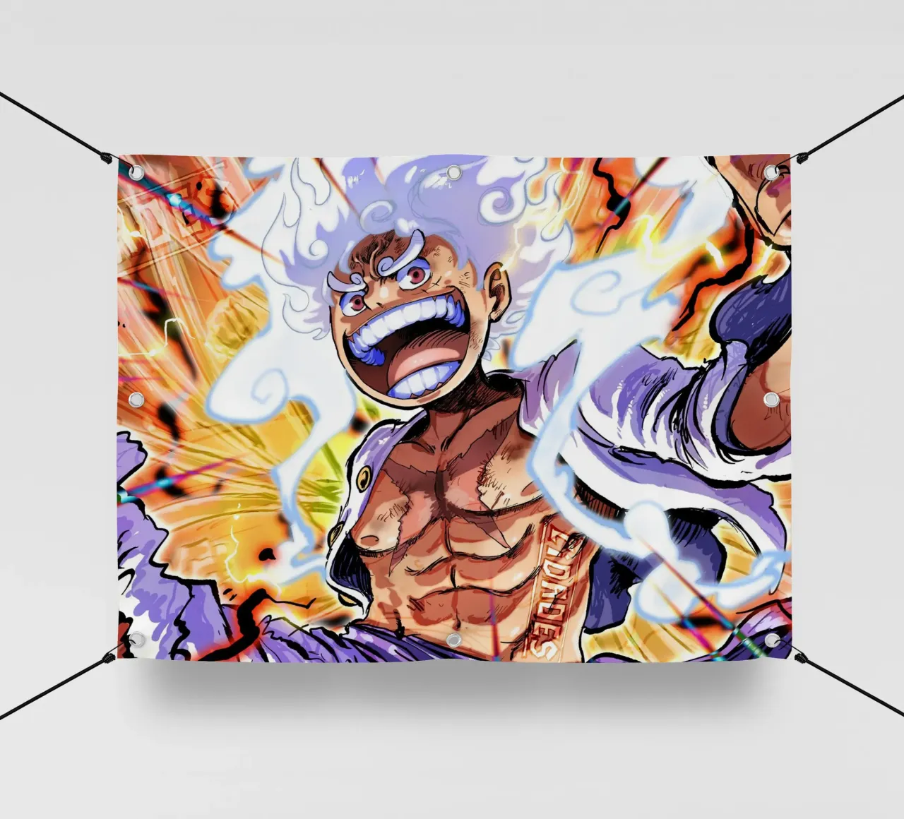 Monkey D Luffy gear five telo in pvc da Musadad Shop