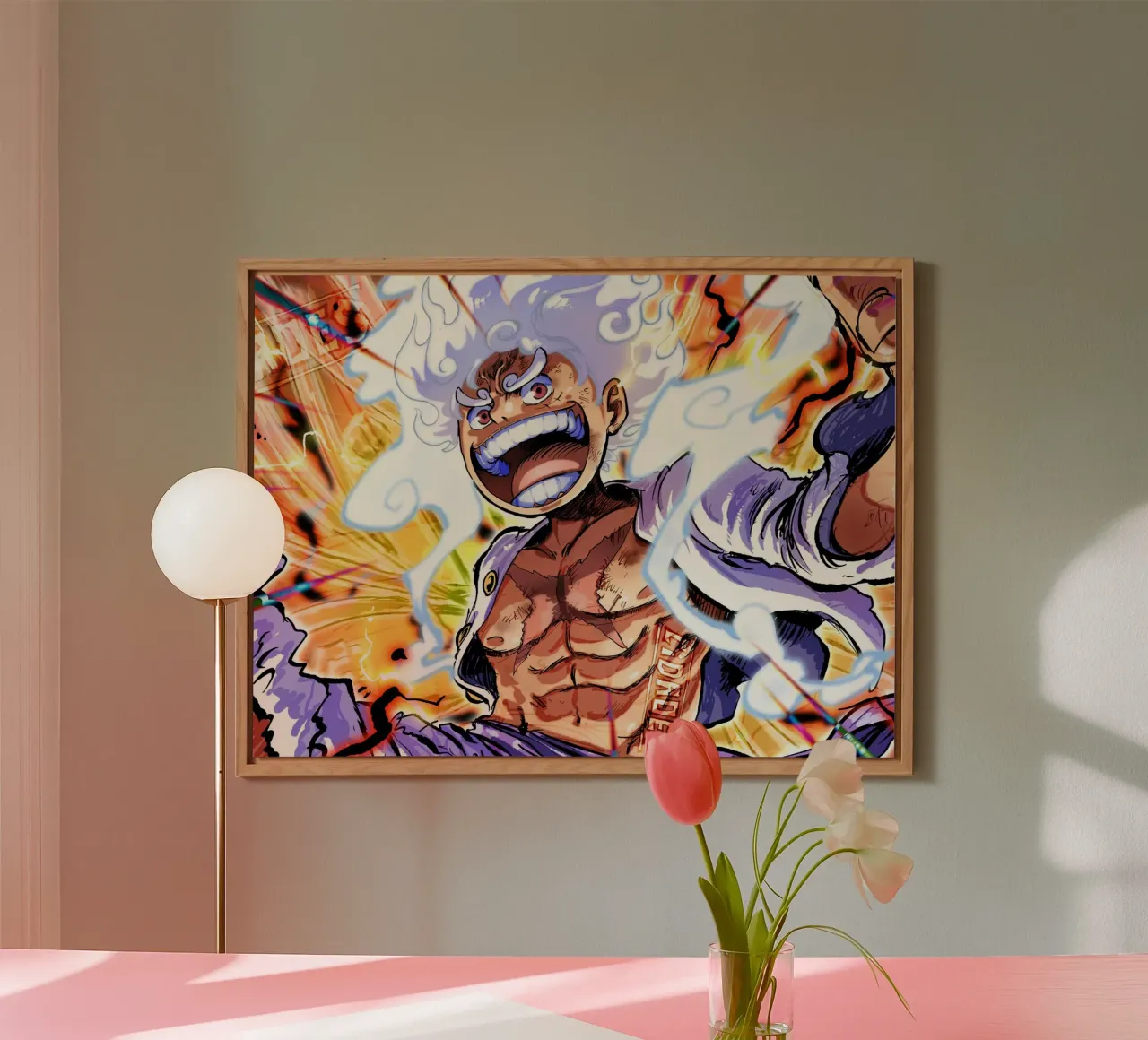 Monkey D Luffy gear five alluminio dibond da Musadad Shop