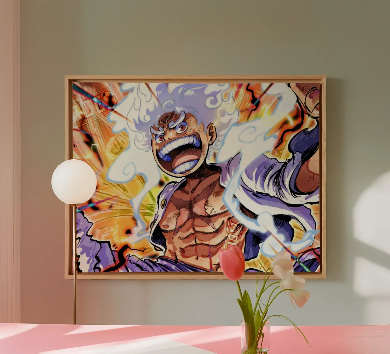 Monkey D Luffy gear five tela da Musadad Shop