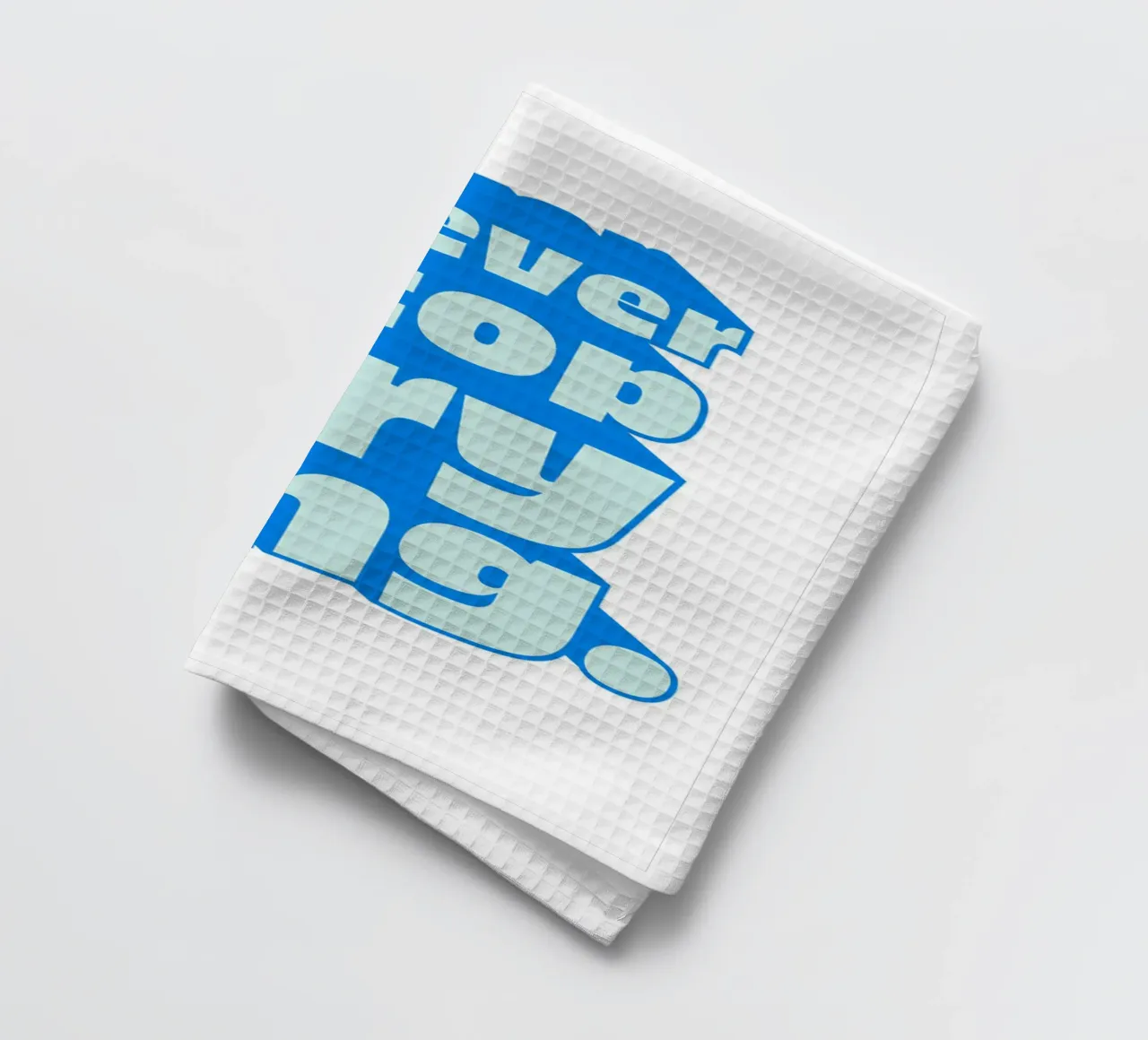 Non smettere mai di provare canovaccio da cucina da INKFADE.CO