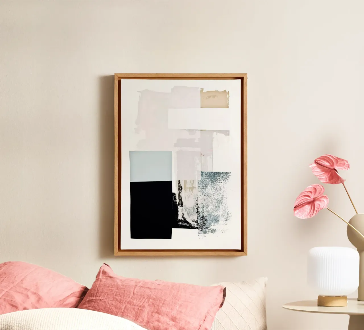 additive tela con Cornice a cassetta da IRIS LEHNHARDT FINE ART
