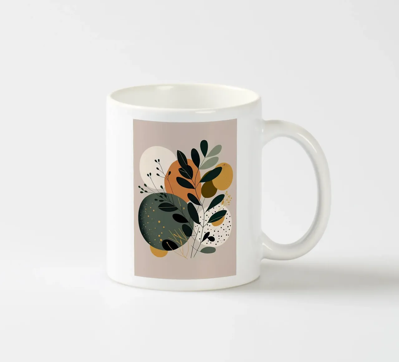 Floral Art ceramic mug by Jose
