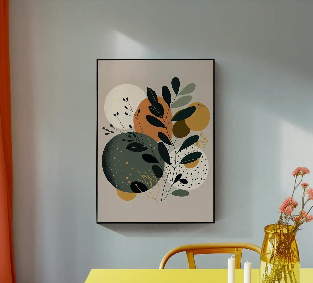 Floral Art acrylic glass by Jose