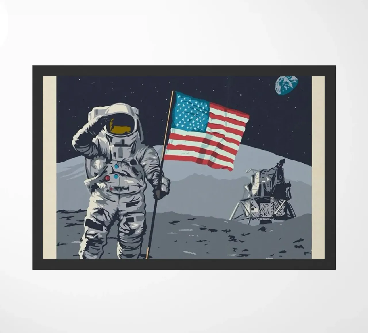 Viaggio sulla Luna zerbino da Terry studio