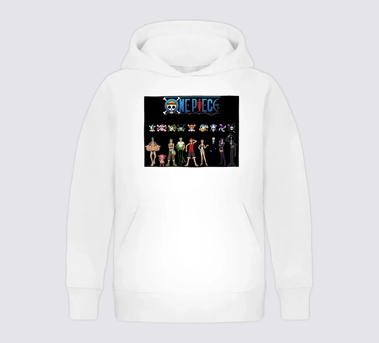 One piece felpa bambino con cappuccio da Musadad Shop