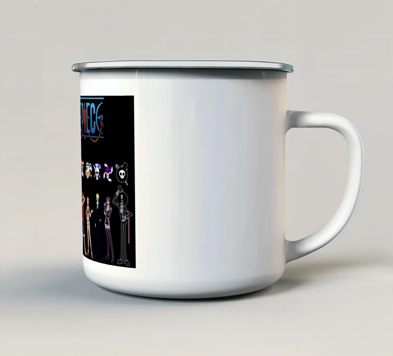 One piece tazza in smalto da Musadad Shop