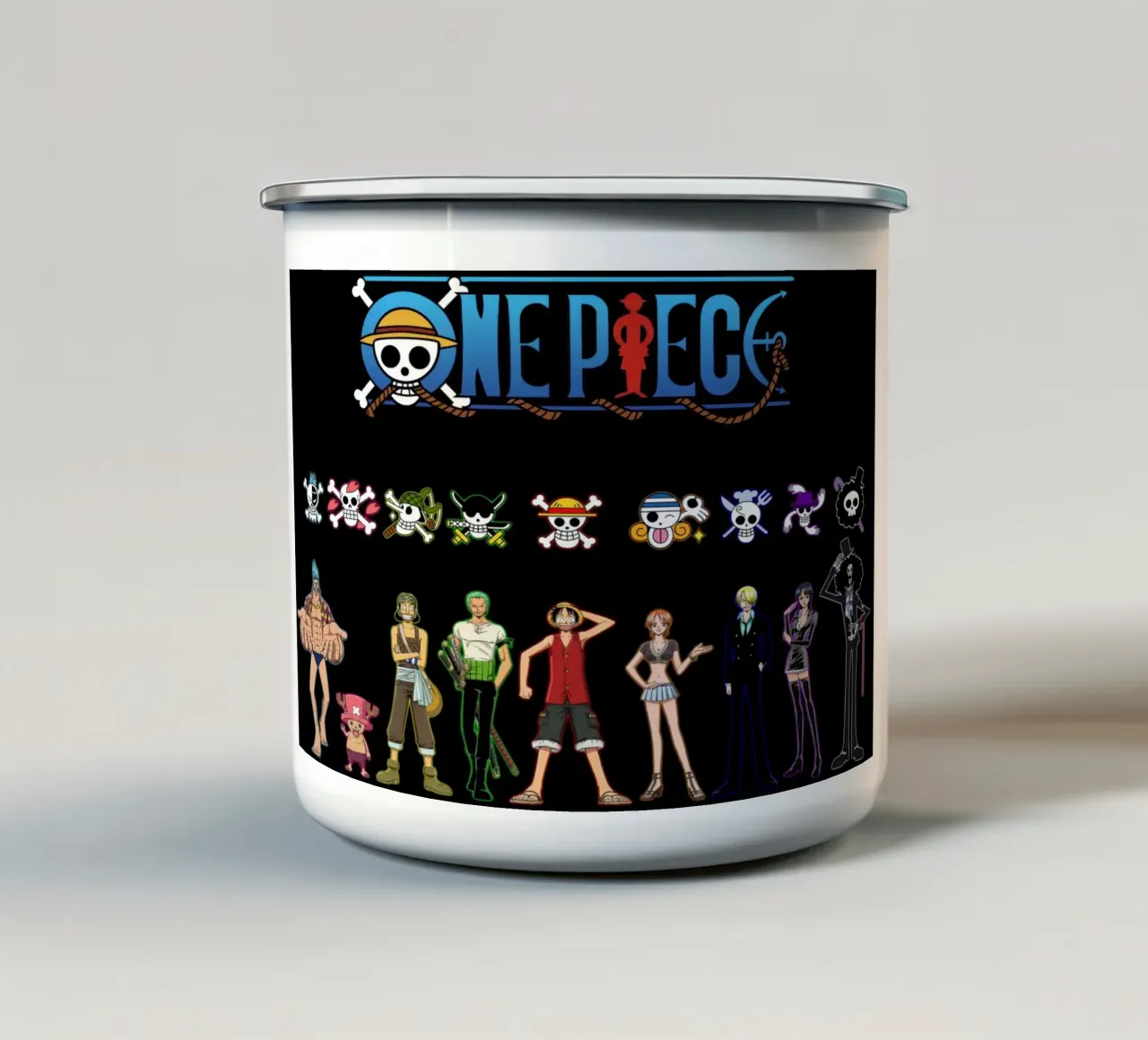 One piece tazza in smalto da Musadad Shop