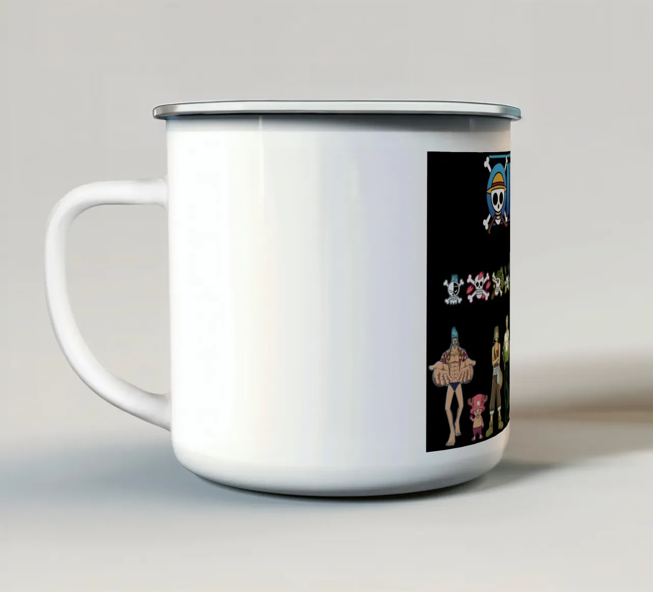 One piece tazza in smalto da Musadad Shop