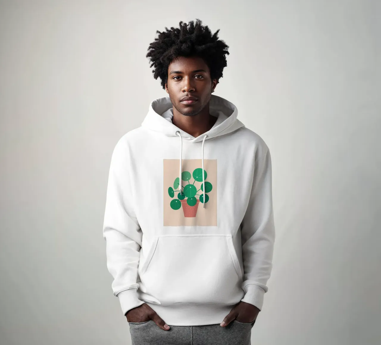 Abstract Flower hoodie by Jose