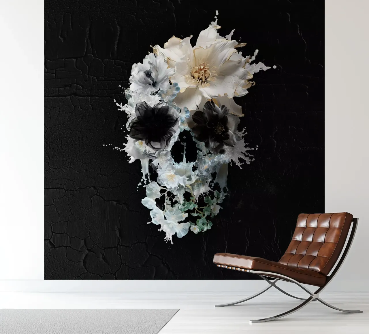 Bloom Splash fotobehang van Ali Gulec
