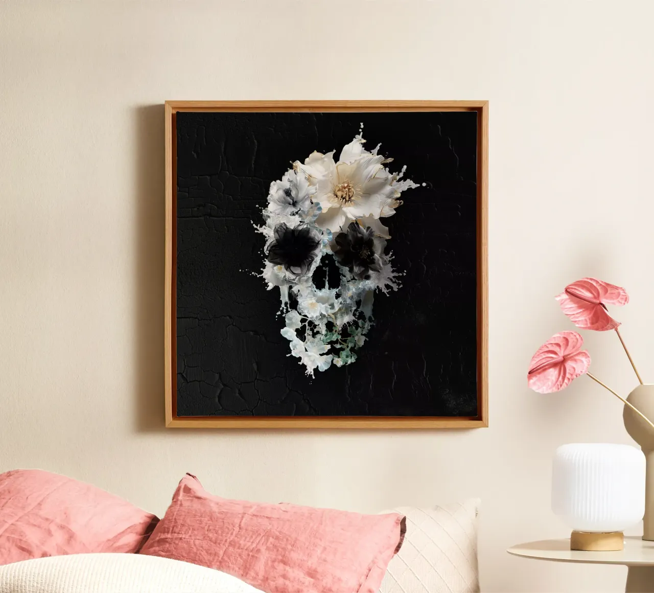 Bloom Splash tela con Cornice a cassetta da Ali Gulec