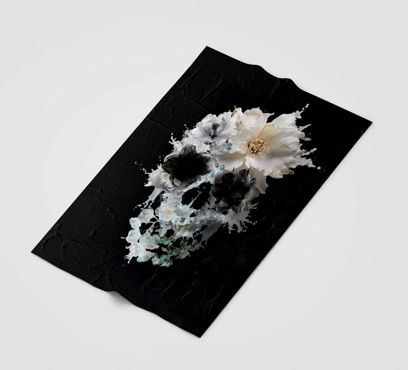 Bloom Splash fleecedeken van Ali Gulec