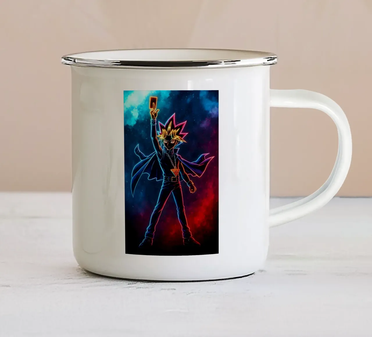 Soul Of Yu-Gi-Oh! Yami Yugi tazza in smalto da DGSoulheroes