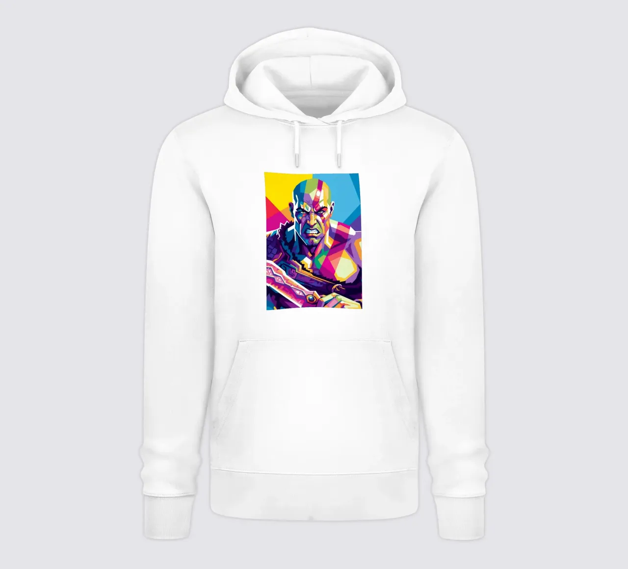 God Of War - Stile artistico WPAP (2) felpa con cappuccio da Hantamrata