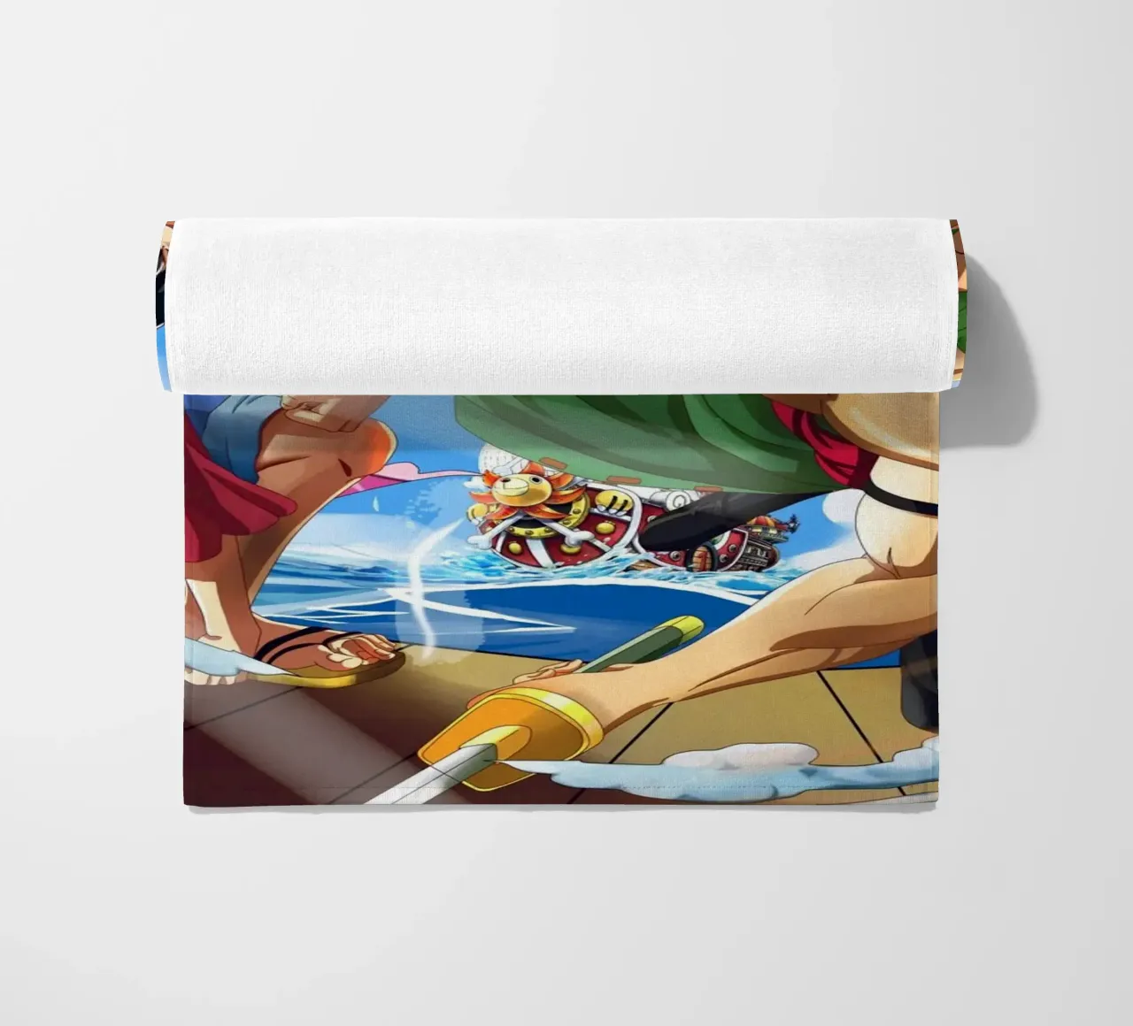 Monkey D Luffy and Zoro toalla de playa de Musadad Shop