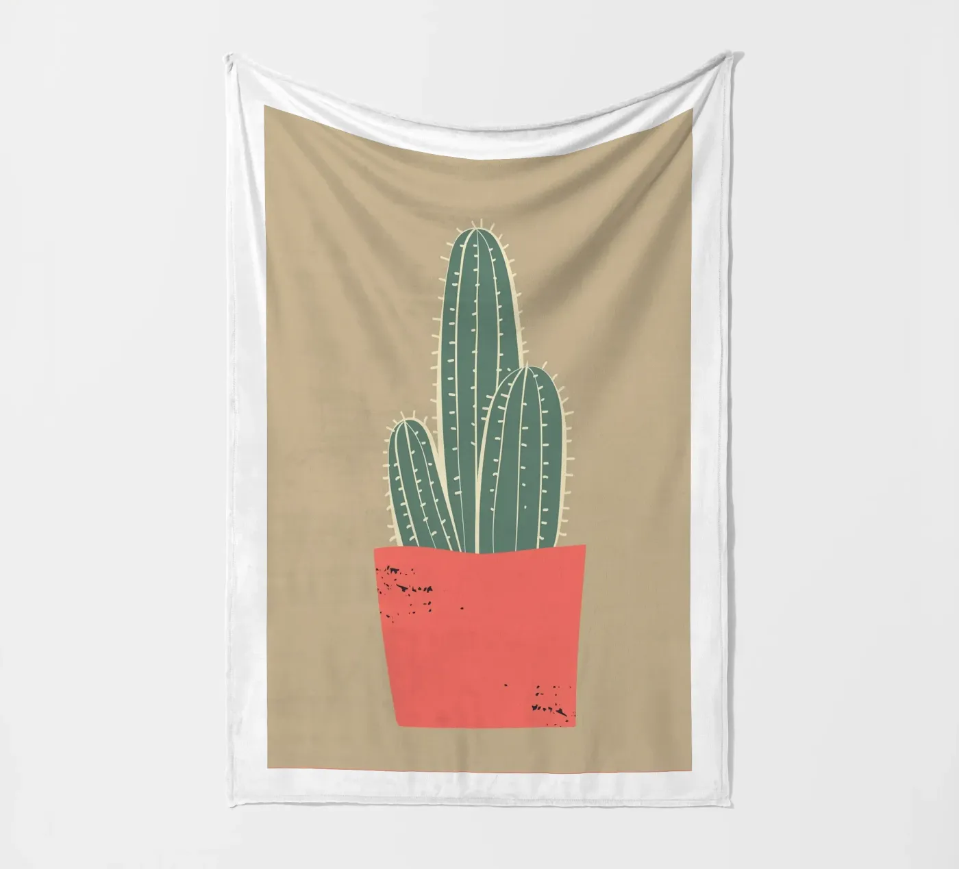 Cactus Abstract fleecedeken van Jose