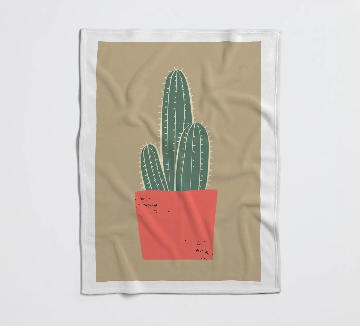 Cactus Abstract fleecedeken van Jose
