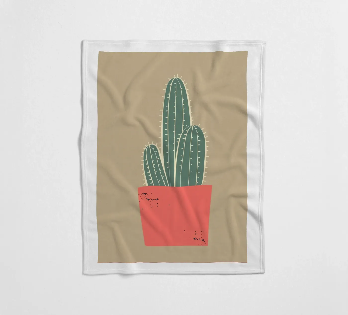 Cactus Abstract fleecedeken van Jose