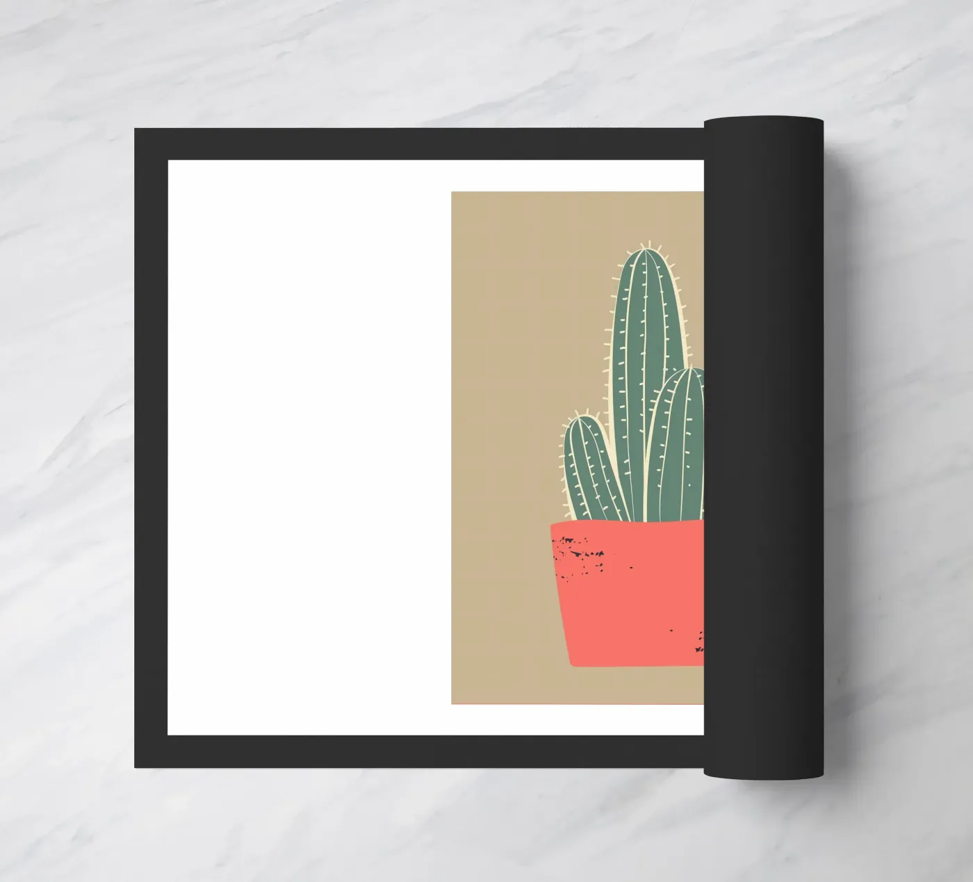 Cactus Abstract doormat by Jose