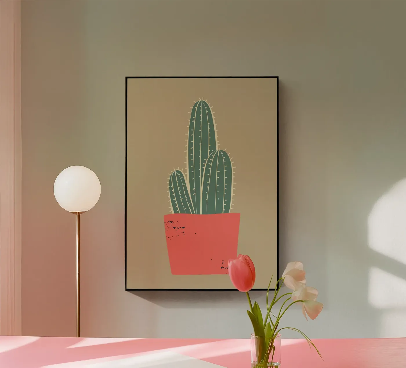 Cactus astratto plexiglass da Jose