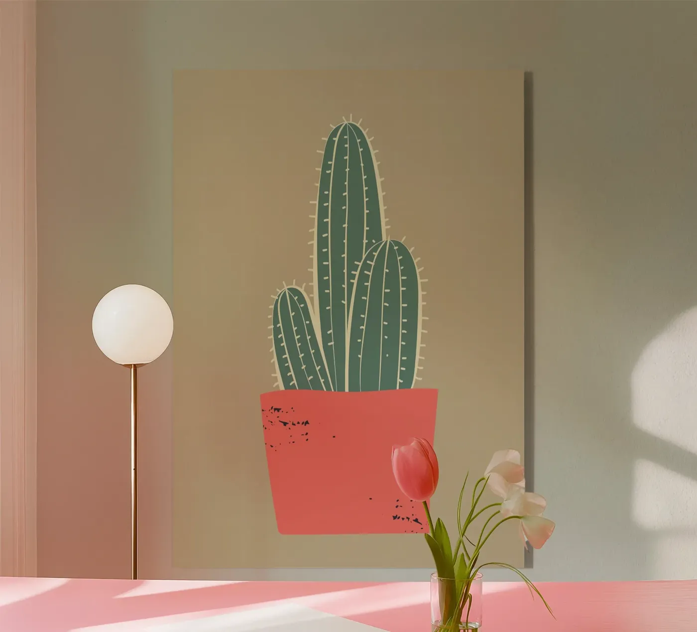 Cactus astratto plexiglass da Jose