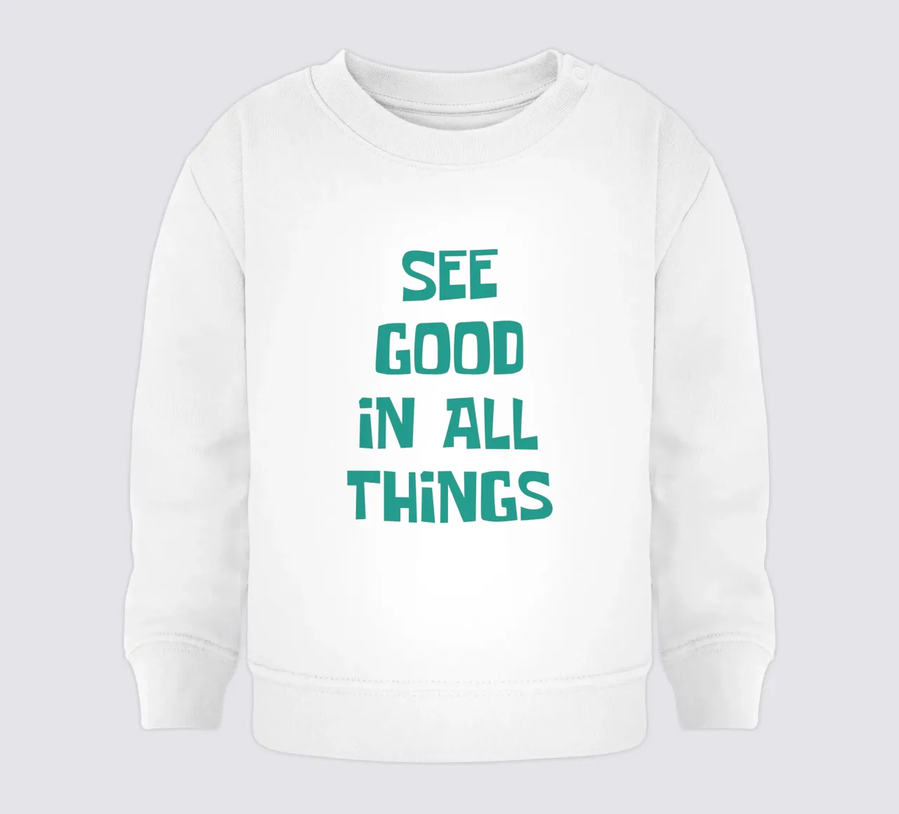 Voir le bien en toutes choses sweat pour bébé de Vintagrafica