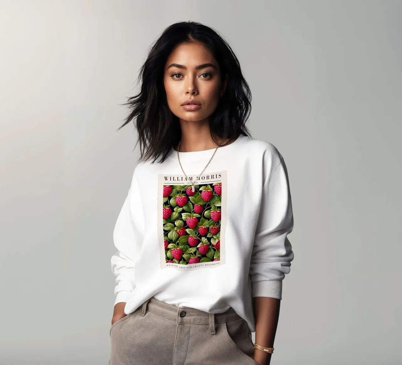 raspberry tree that bears lots of fruit sweatshirt by Ropech Shop