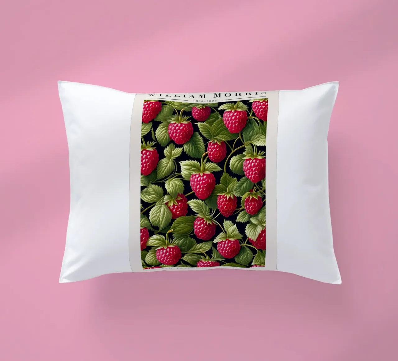 raspberry tree that bears lots of fruit decorative cushion by Ropech Shop