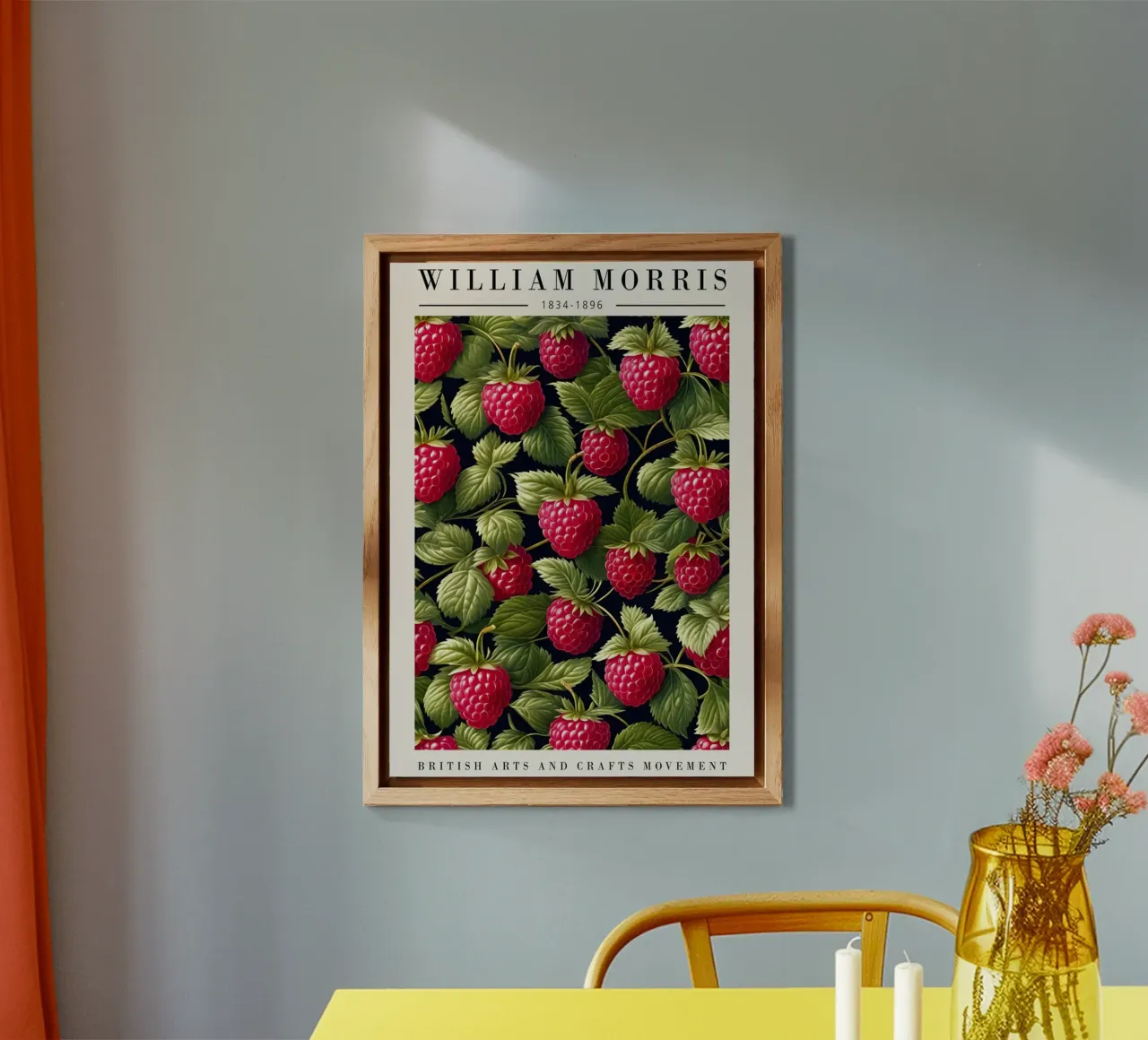 raspberry tree that bears lots of fruit alu-dibond by Ropech Shop