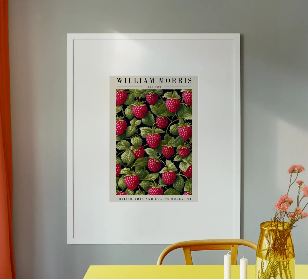 raspberry tree that bears lots of fruit poster by Ropech Shop