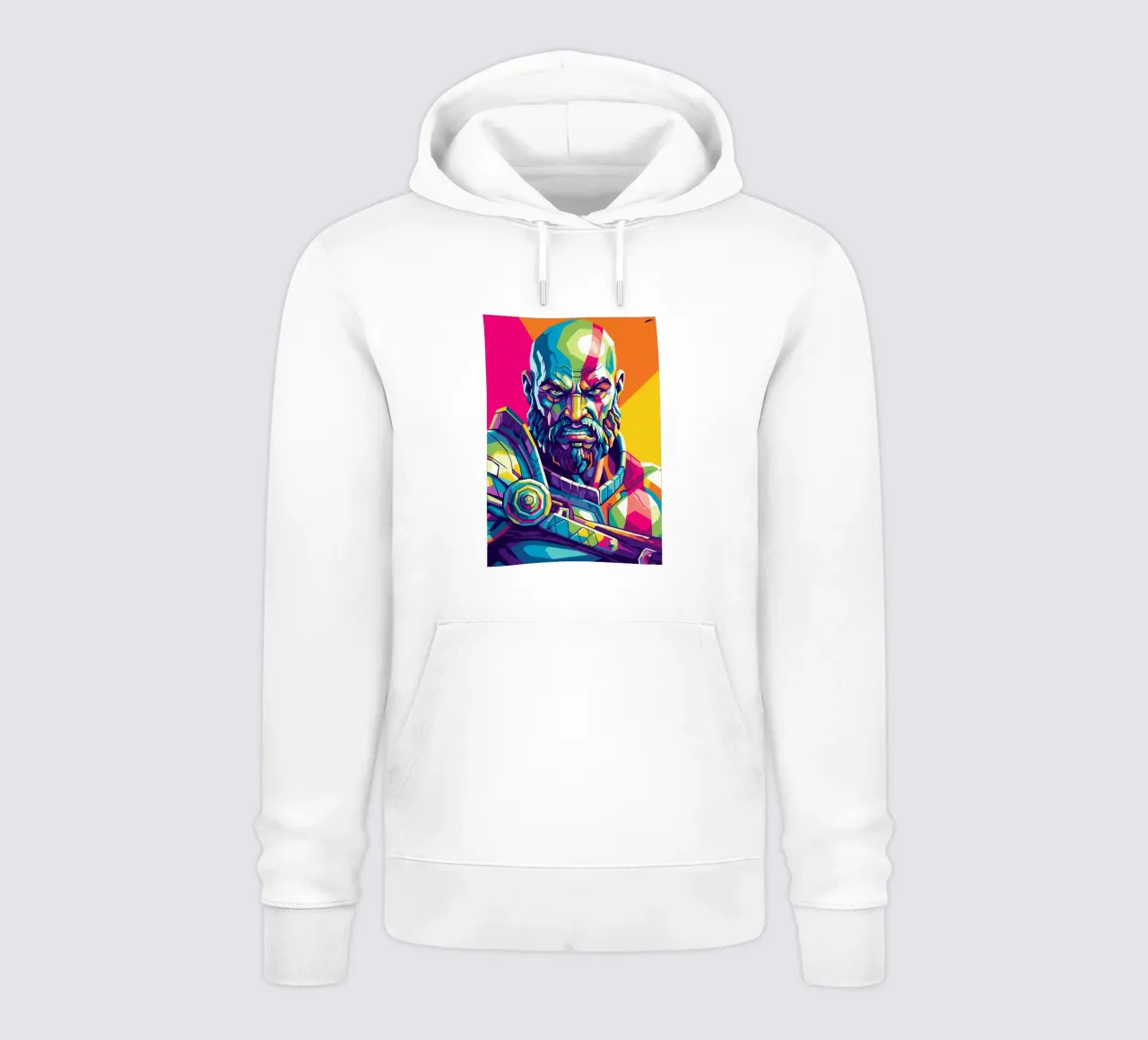 God Of War - Stile artistico WPAP (3) felpa con cappuccio da Hantamrata