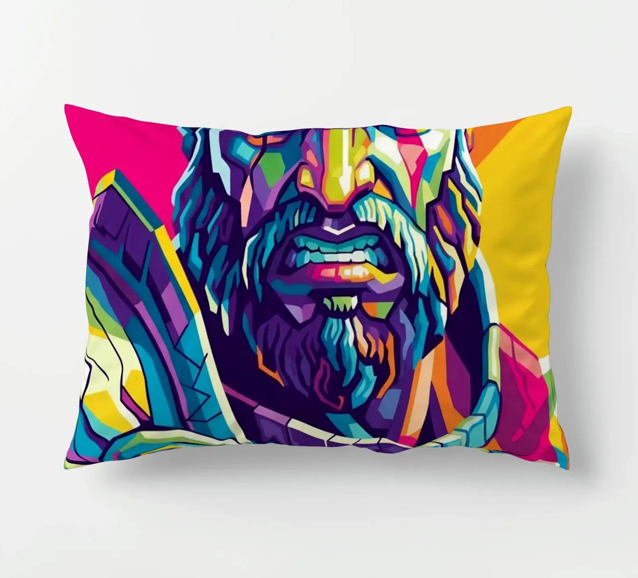 God Of War - WPAP art style (3) decorative cushion by Hantamrata
