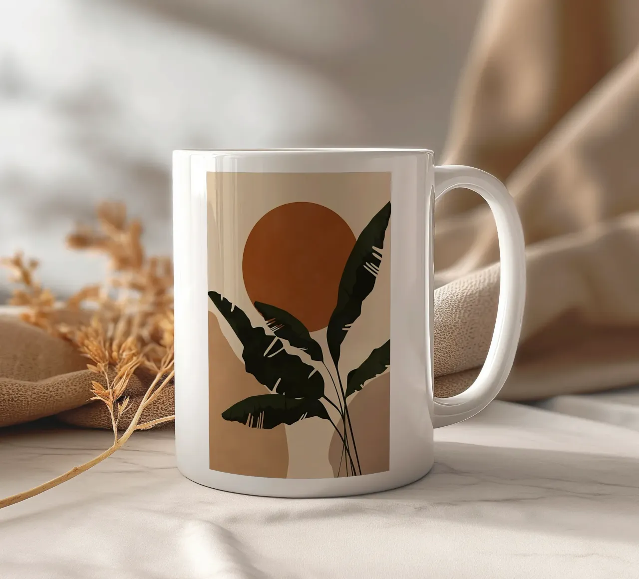 Impianto astratto tazza in ceramica da Jose