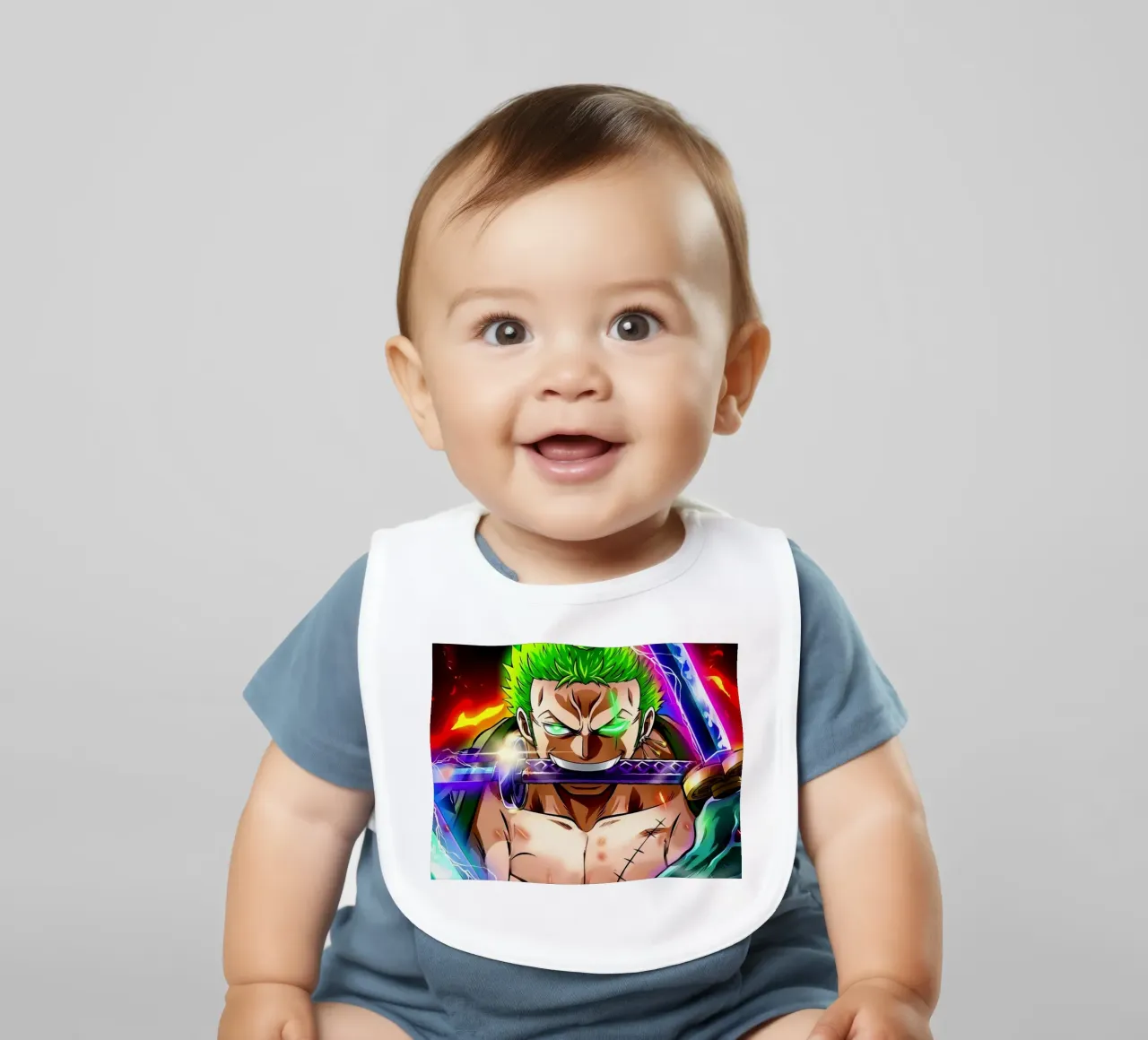 Roronoa Zoro bavaglino da Musadad Shop