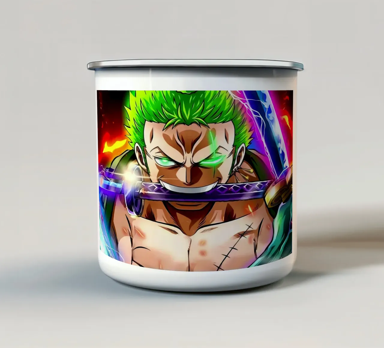Roronoa Zoro emaille mok van Musadad Shop