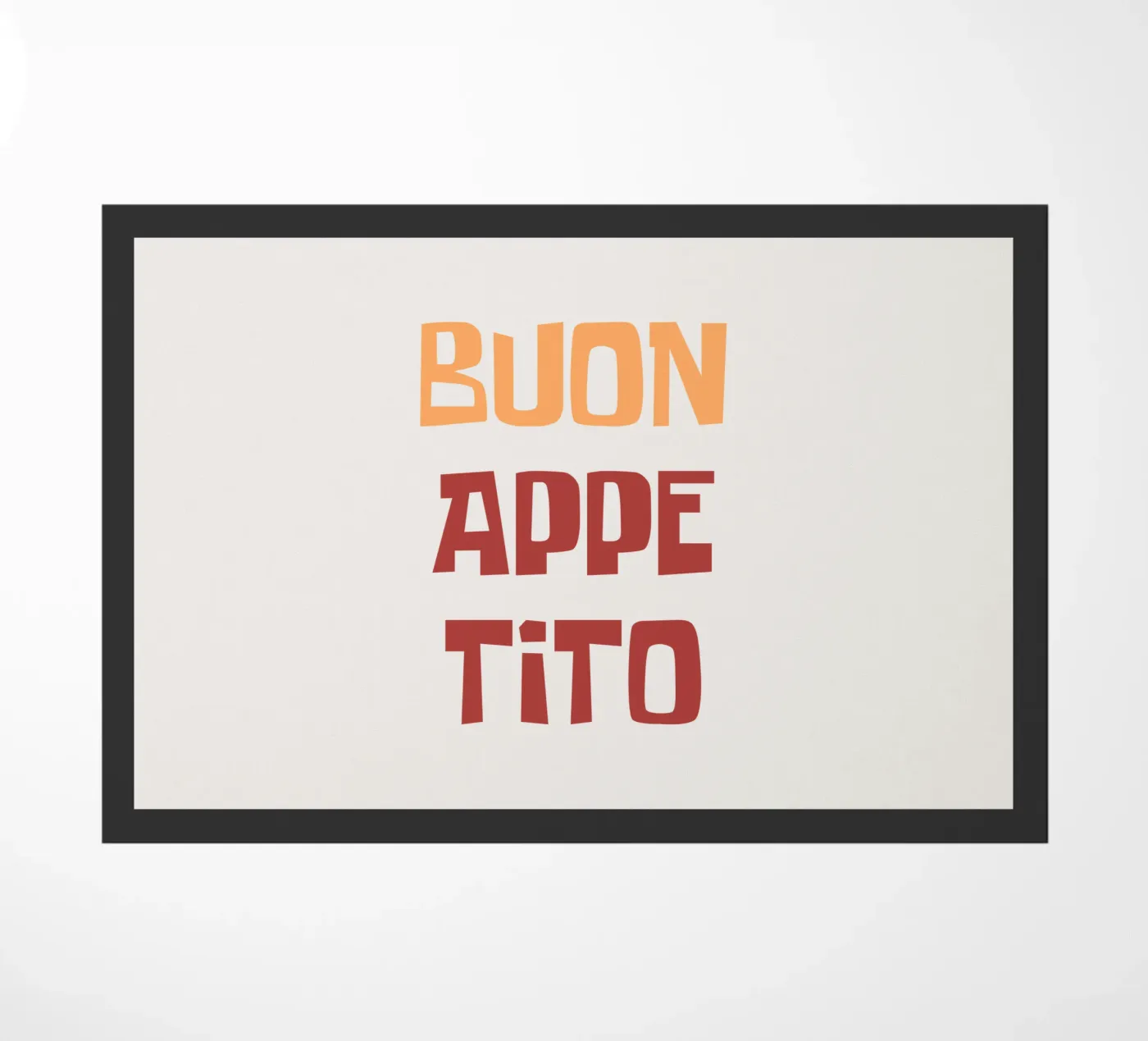 Buon Appetito zerbino da Vintagrafica