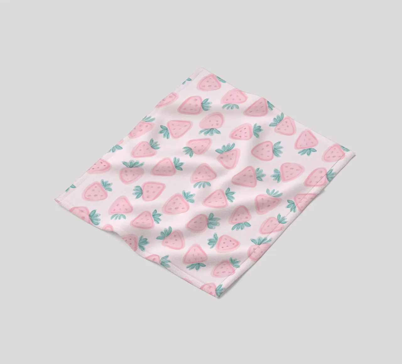 Fragole dolci coperta in pile da cafelab