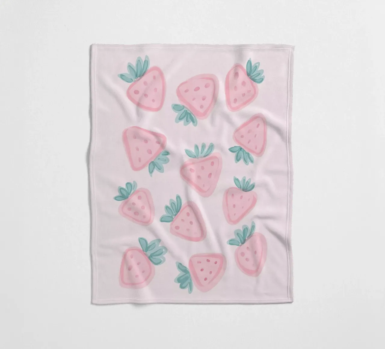 Fragole dolci coperta in pile da cafelab