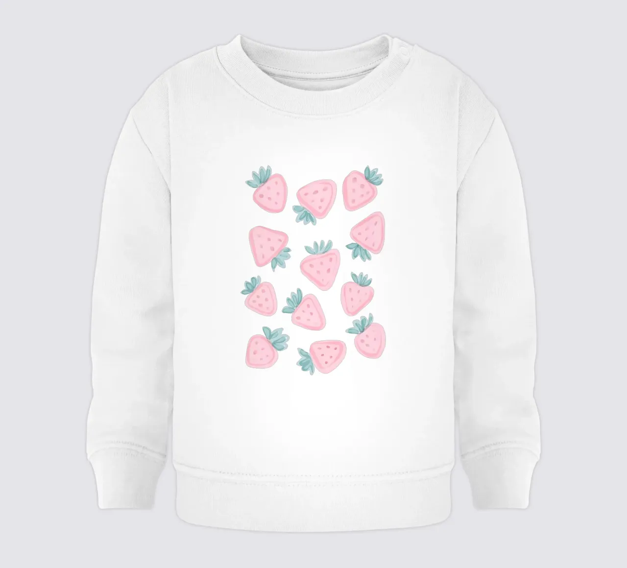 Fragole dolci felpa neonato da cafelab