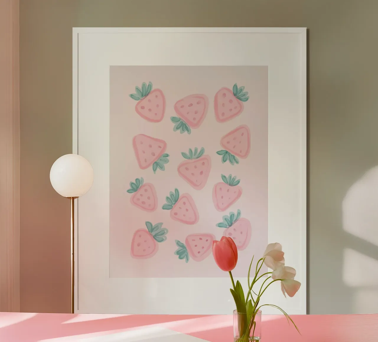 Fragole dolci carta hahnemühle da cafelab
