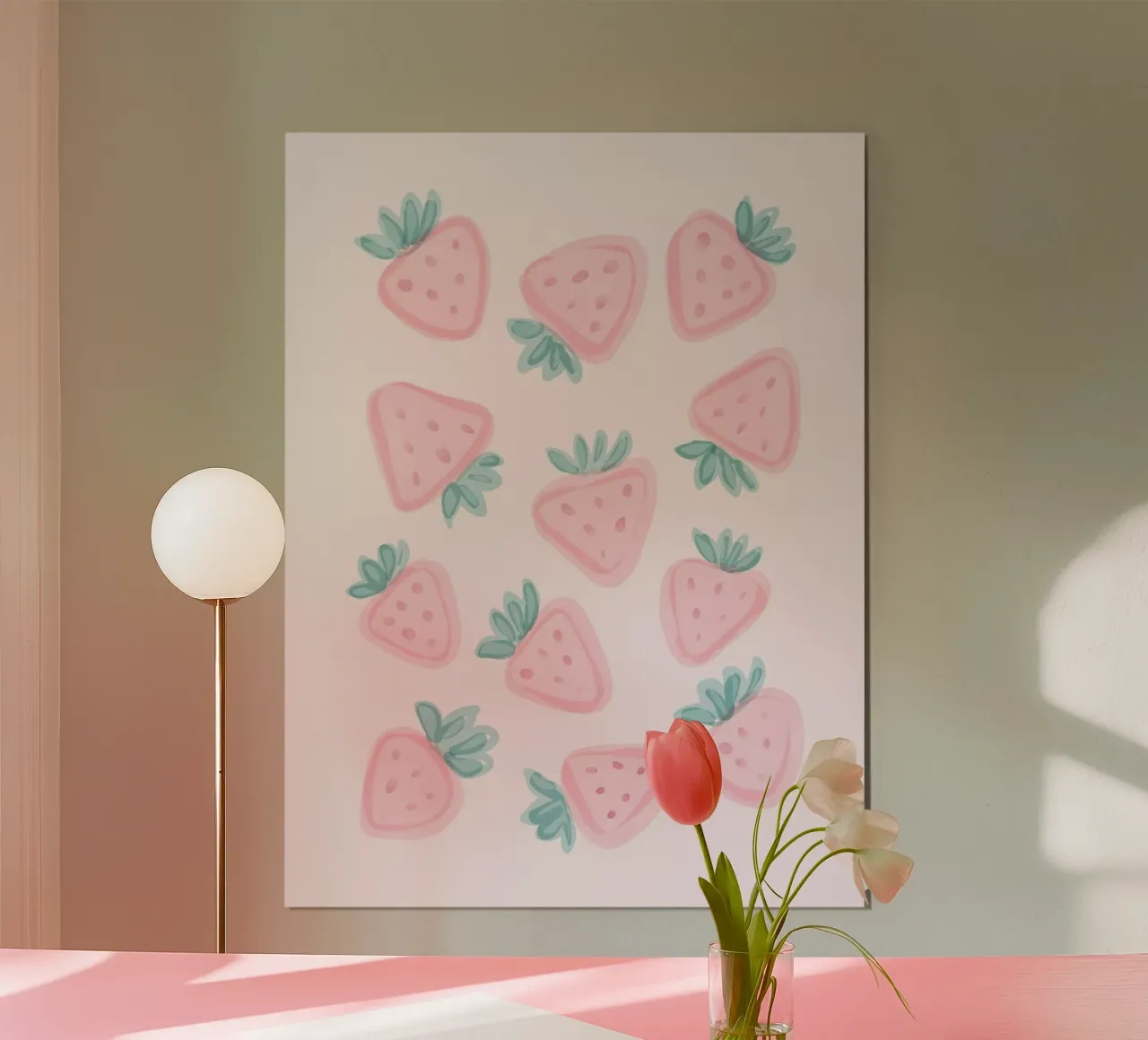 Fragole dolci carta hahnemühle da cafelab