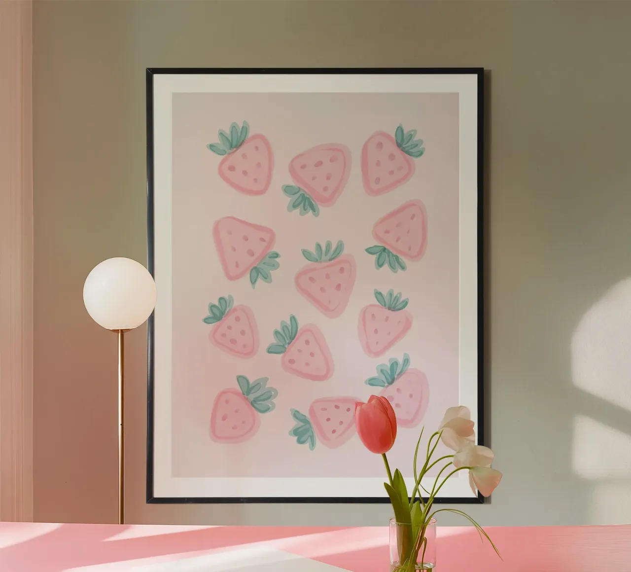 Fragole dolci carta hahnemühle da cafelab